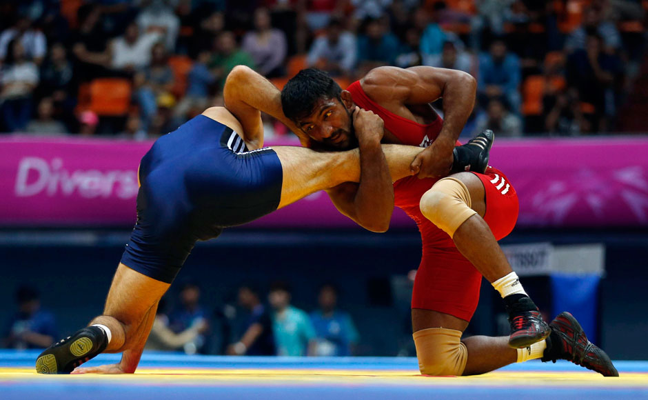 Asian Games Photos: Golden boy Yogeshwar Dutt does it again Asian Games Photos: Golden boy Yogeshwar Dutt does it again
