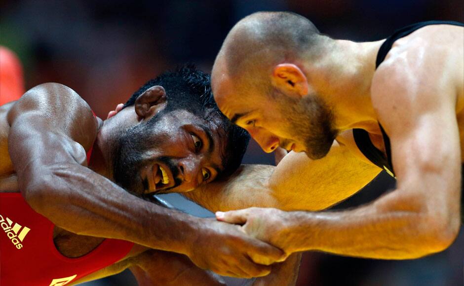Yogeshwar bagged the first point at the end of opening period and then managed to hold on to the lead in the next period to bring home India's first gold medal in wrestling since 1986. Reuters
