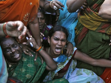 Bus torched, sporadic violence continues in TN