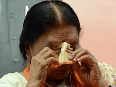 Anandiben Patel. AFP image