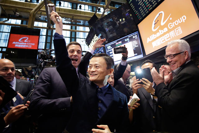 Breaking records: Alibaba's market value more than Amazon, eBay, Facebook Breaking records: Alibaba's market value more than Amazon, eBay, Facebook