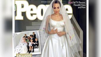 Here's what Brad Pitt dedicated to Angelina's mom at their wedding