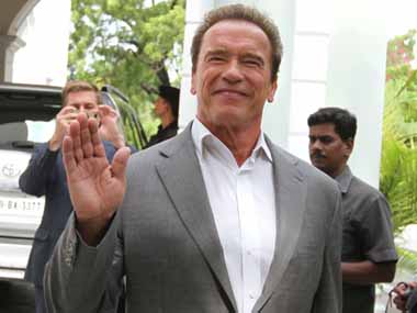 Let's make King Conan, Arnold Schwarzenegger asks Shankar at 'I' launch Let's make King Conan, Arnold Schwarzenegger asks Shankar at 'I' launch