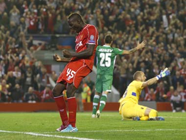 Last-gasp Gerrard penalty lifts Liverpool over Ludogorets at Anfield Last-gasp Gerrard penalty lifts Liverpool over Ludogorets at Anfield