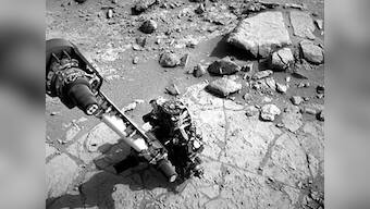 Nasa's Curiosity Rover drills first hole into Mars' Mount Sharp