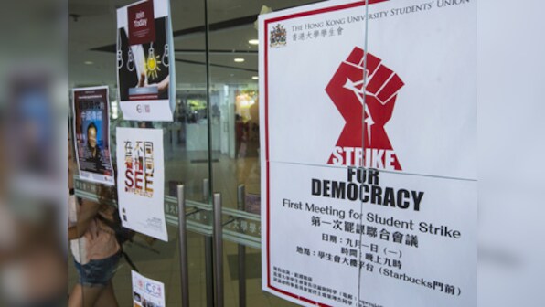 Hong Kong students boycott classes as battle for democracy intensifies