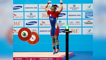Taiwan, Kazakh weightlifters break world records in epic lifting battle at Asian Games