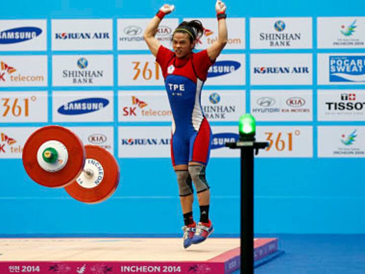 Taiwan, Kazakh weightlifters break world records in epic lifting battle at Asian Games