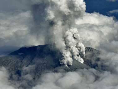 Mount Ontake volcano erupts in central Japan, several people reportedly injured