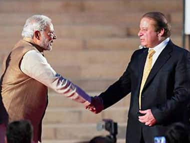 PM Narendra Modi with his Pakistani counterpart Nawaz Sharif