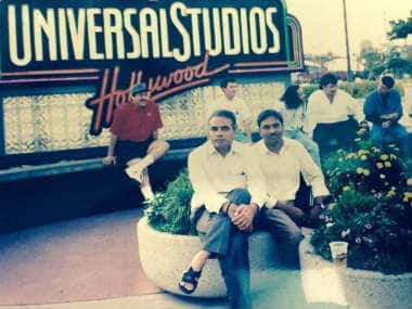 A picture of Modi outside Universal Studios. Image from Imgur.