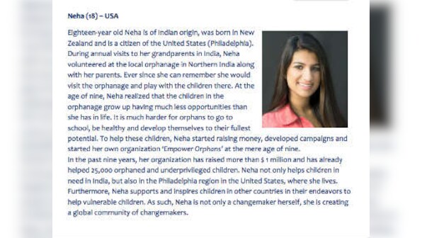 Indian-origin teenager nominated for International Children's Peace Prize