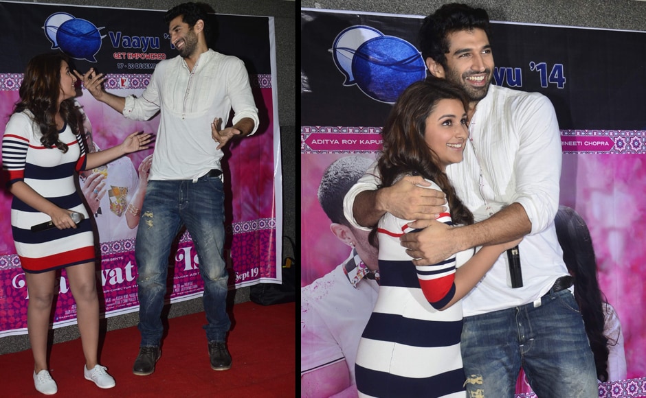 The affection between 'Daawat-e-Ishq' co-stars was hard to miss. Firstpost The affection between 'Daawat-e-Ishq' co-stars was hard to miss. Firstpost