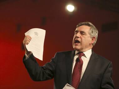 Gordon Brown. Reuters image