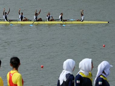 Asian Games: India rowers finish second in heats, qualify for final in men's eight event Asian Games: India rowers finish second in heats, qualify for final in men's eight event