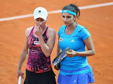 Sania Mirza and Cara Black. Getty Images