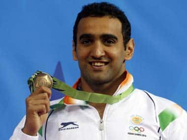 Sandeep Sejwal with his bronze medal. Reuters