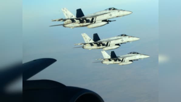 US-led airstrikes targeting ISIS militants hit 4 provinces in Syria 