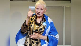 Fashion royalty Vivienne Westwood urges Scotland to vote for independence