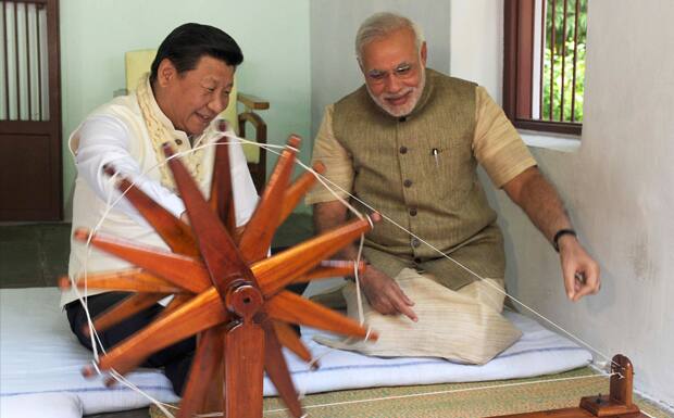 Charka is spinning. PIB