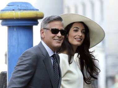 Clooney and Alamuddin cap weekend nuptials with civil ceremony