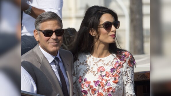 Mr and Mrs Clooney spotted: Amal steps out with hubby George for brunch with friends