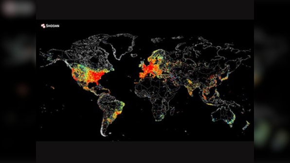 Click here to see the world map that shows every device connected to the internet