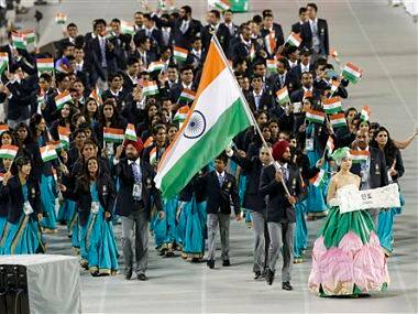 File photo of India’s team during the opening ceremony. AP