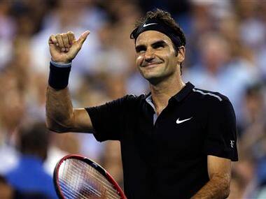 Federer cruised to another easy win. AP