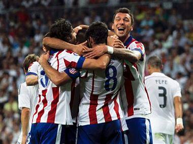 Atletico got the better of Real and highlighted Ancelotti's struggle. AP