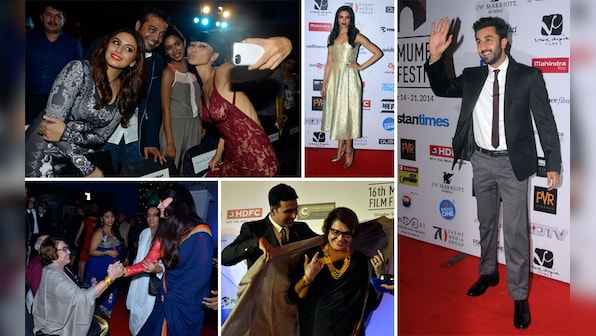 Kalki hugged Anurag, Aishwarya, Deepika dazzled at the Mumbai Film Festival