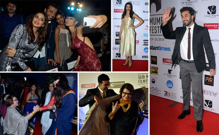 Kalki hugged Anurag, Aishwarya, Deepika dazzled at the Mumbai Film Festival Kalki hugged Anurag, Aishwarya, Deepika dazzled at the Mumbai Film Festival