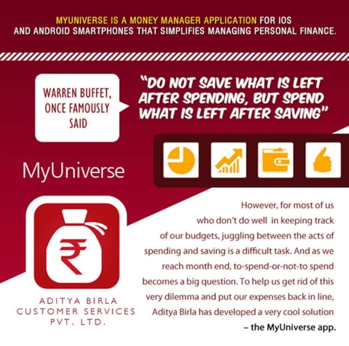 Why MyUniverse is a must have money-management app Why MyUniverse is a must have money-management app