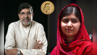 Photos: India's Kailash Satyarthi and Pakistan's Malala Yousafzai share 2014 Nobel Peace Prize