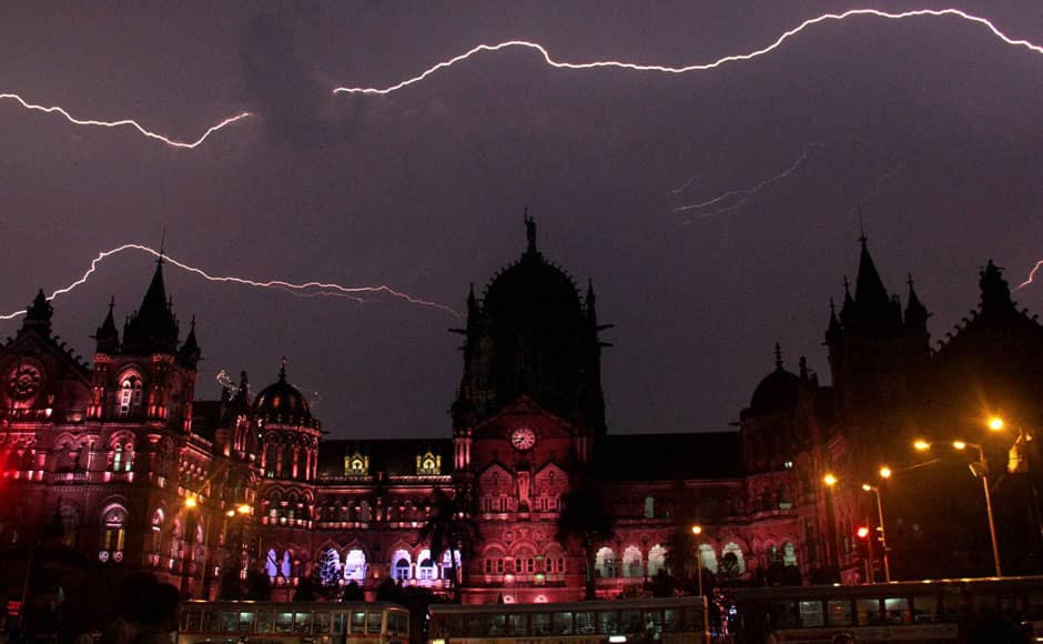 Photos When lighting turned Mumbai's skyline into a painting Firstpost