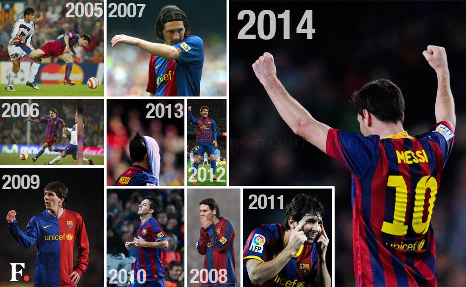 Photos: Lionel Messi's magical decade at Barcelona Photos: Lionel Messi's magical decade at Barcelona