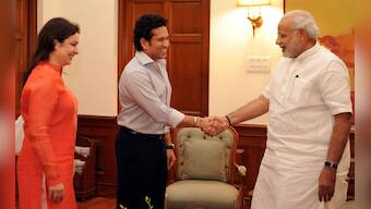 Photos: Sachin Tendulkar calls on PM Modi, talks about Swachh Bharat Abhiyan
