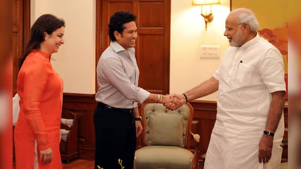 Photos: Sachin Tendulkar calls on PM Modi, talks about Swachh Bharat Abhiyan
