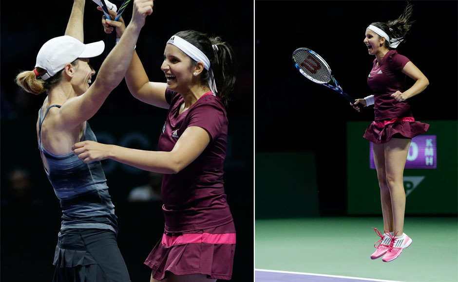 Photos: Sania Mirza and Cara Black find joy and victory at WTA finals Photos: Sania Mirza and Cara Black find joy and victory at WTA finals