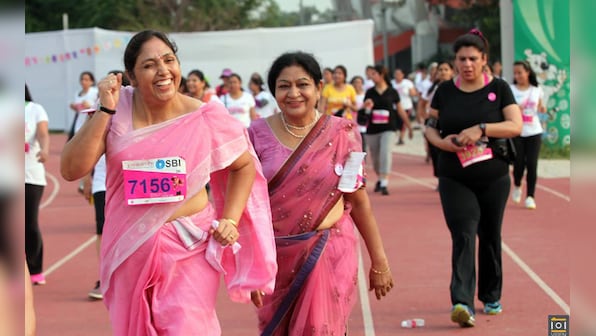 Photos: From sarees to burqas, Pinkathon brings you the newest running gear!