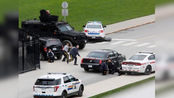 Man arrested near Canada's prime minister in sign of tensions