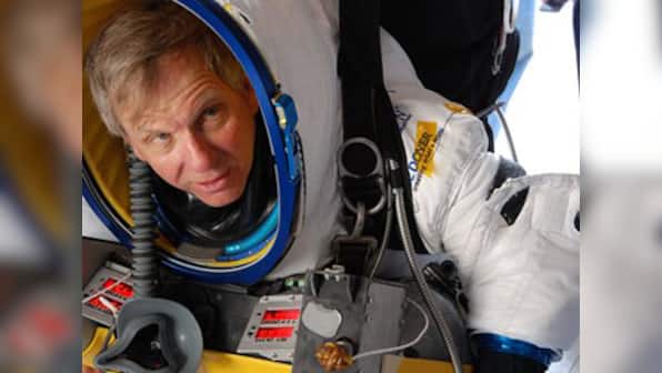 Biggest leap: Watch Google executive make record skydive from edge of space