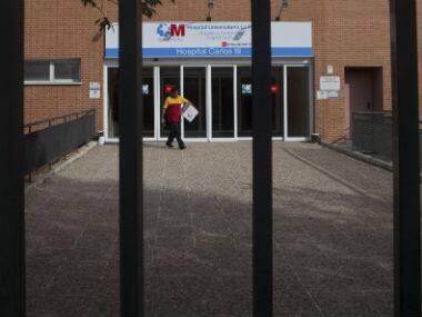 The Spanish hospital where the nurse contracted Ebola. AP 