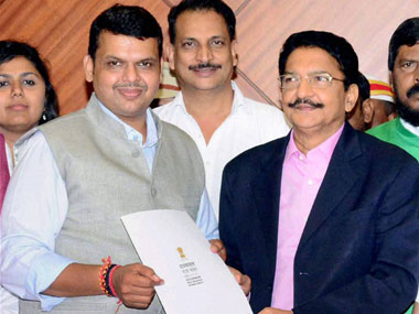 With Modi, Amit Shah, Uddhav on stage, Devendra Fadnavis takes oath as Maha CM With Modi, Amit Shah, Uddhav on stage, Devendra Fadnavis takes oath as Maha CM