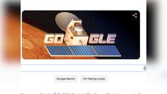Google doodle celebrates Mangalyaan's first month in Mars' orbit