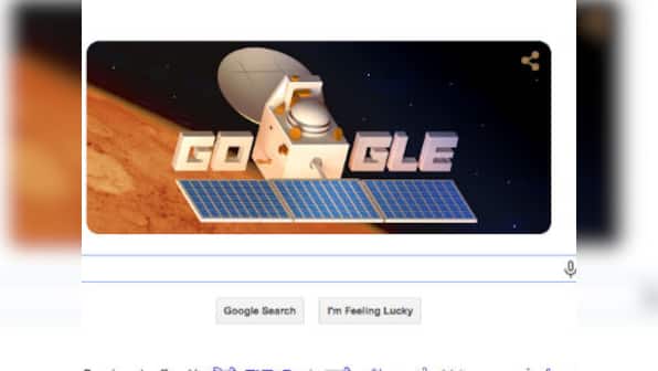 Google doodle celebrates Mangalyaan's first month in Mars' orbit
