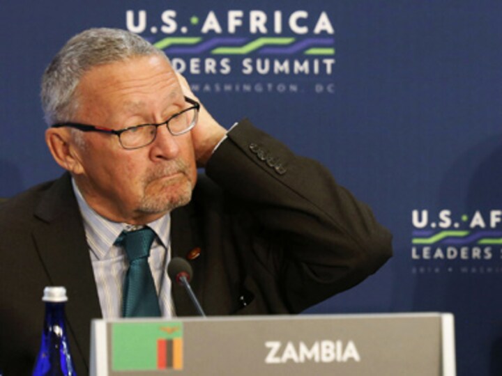 Guy Scott becomes Zambia's first white president since apartheid