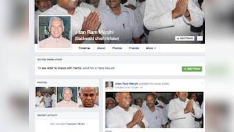 Bihar CM Jitan Ram Manjhi realises importance of tech, joins Facebook 