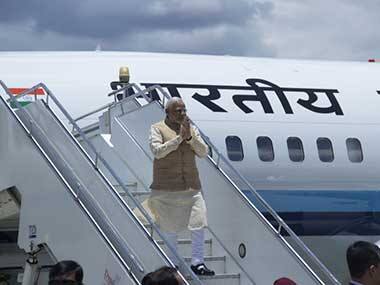 PM Modi arrives in Frankfurt en route to Delhi after US visit