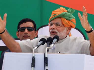 Modi has been campaigning across Mahahrashtra. PTI Image